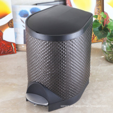 Design de diamante Slow Down Close Foot Pedal Waste Bin (S-8LK)